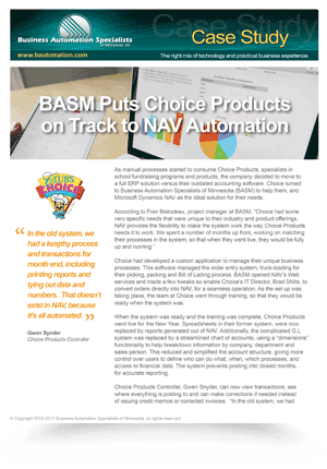Choice Products case study cover