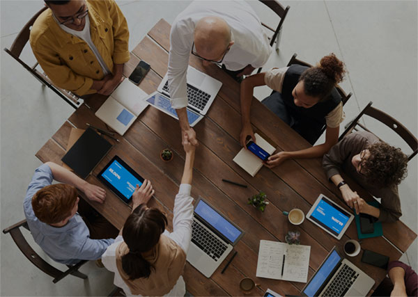 BASM staff in a customer training session