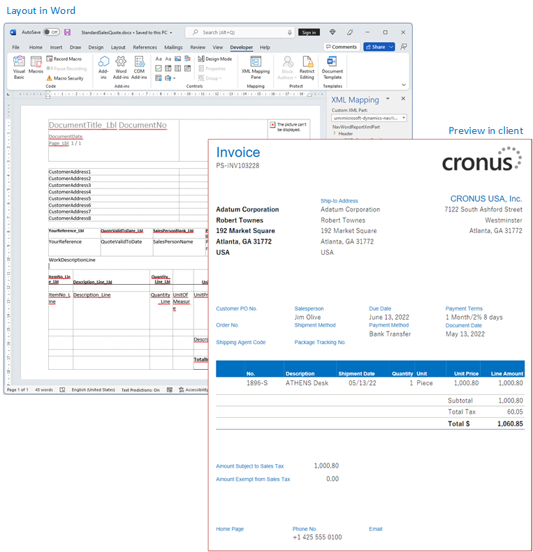 Word Layout Overview